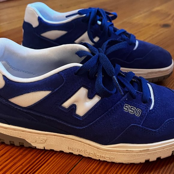 Blue New Balance 550 - Picture 1 of 7